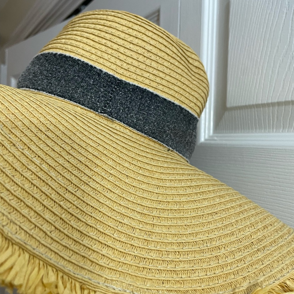 C.C adjustable string straw hat - Picture 4 of 8
